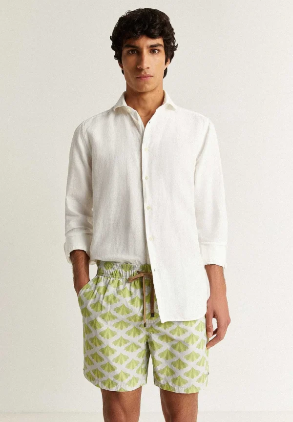 Fashion Scalpers Banador Estampado Hojas