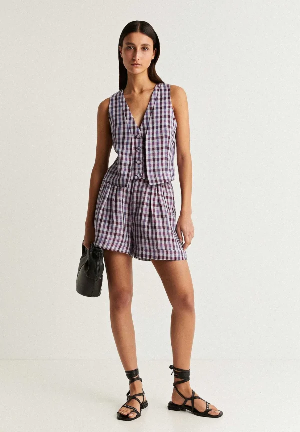 Shop Scalpers Bermudas Pinzas Vichy