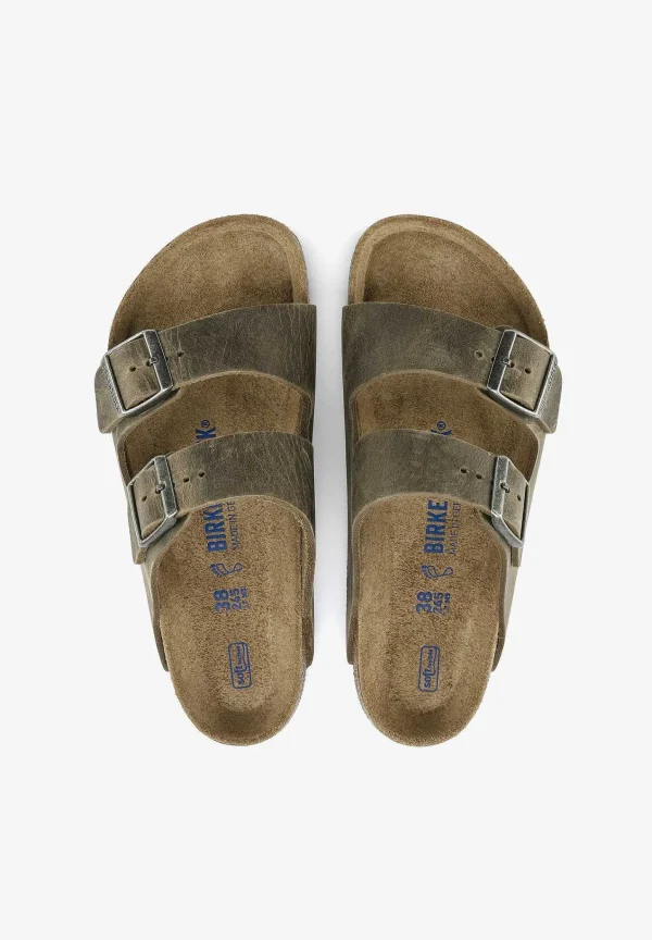 Clearance Scalpers Birkenstock | Sandalia Arizona Cuero Engrasado