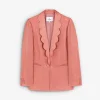 Discount Scalpers Blazer Detalle Solapas Ondas