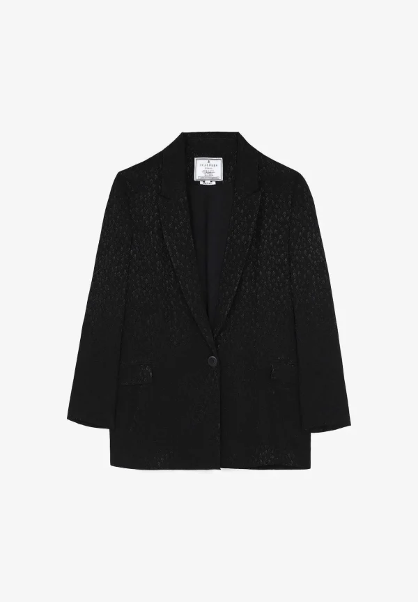 Flash Sale Scalpers Blazer Jacquard Calaveras Estrellas