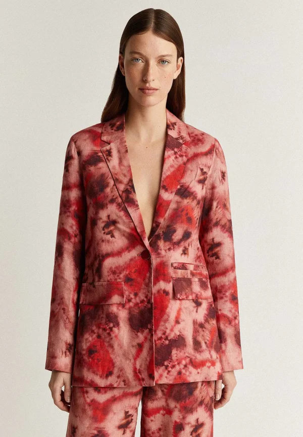 Shop Scalpers Blazer Lino Tie Dye