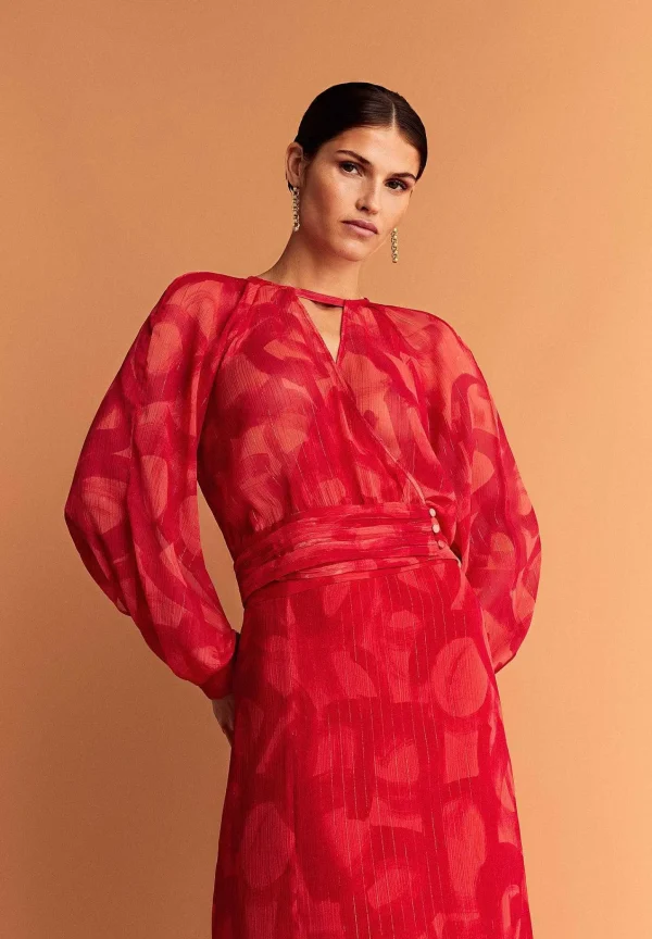 Fashion Scalpers Blusa Abertura Lurex
