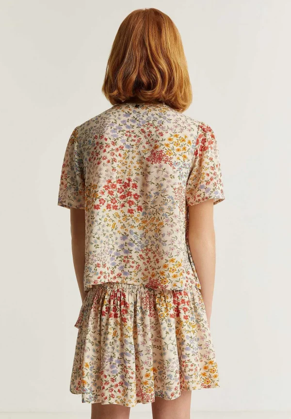Clearance Scalpers Blusa Flores Nido Abeja