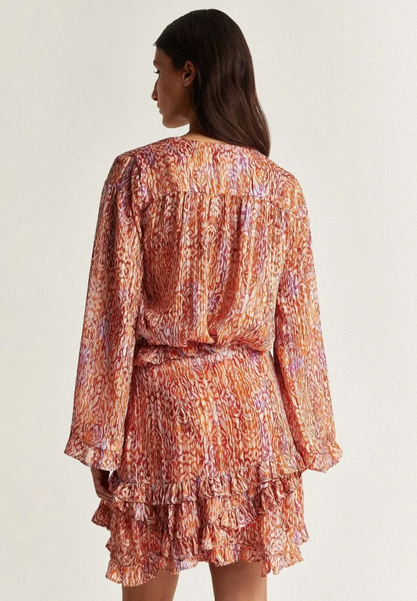 Sale Scalpers Blusa Fluida Etnica