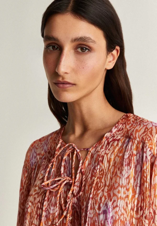 Sale Scalpers Blusa Fluida Etnica