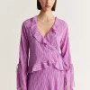 Best Sale Scalpers Blusa Plumeti Bajo Asimetrico