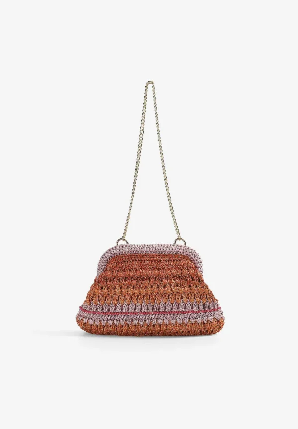 Discount Scalpers Bolso Clutch Detalle Metalizado