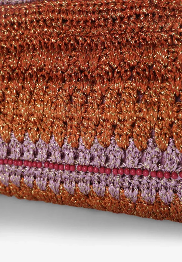 Discount Scalpers Bolso Clutch Detalle Metalizado
