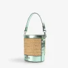 Best Scalpers Bolso Cubo Rafia Detalle Metalizado