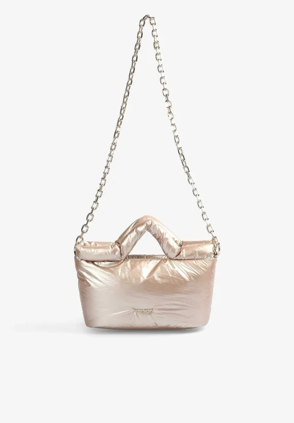 New Scalpers Bolso Mini Metalizado Cadena