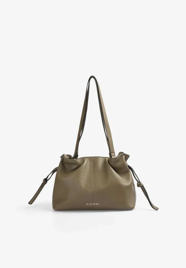 Online Scalpers Bolso Piel Detalle Frunces
