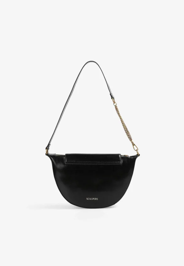 Cheap Scalpers Bolso Piel Media Luna Cristales
