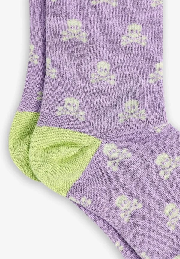 Cheap Scalpers Calcetines Calaveras All Over