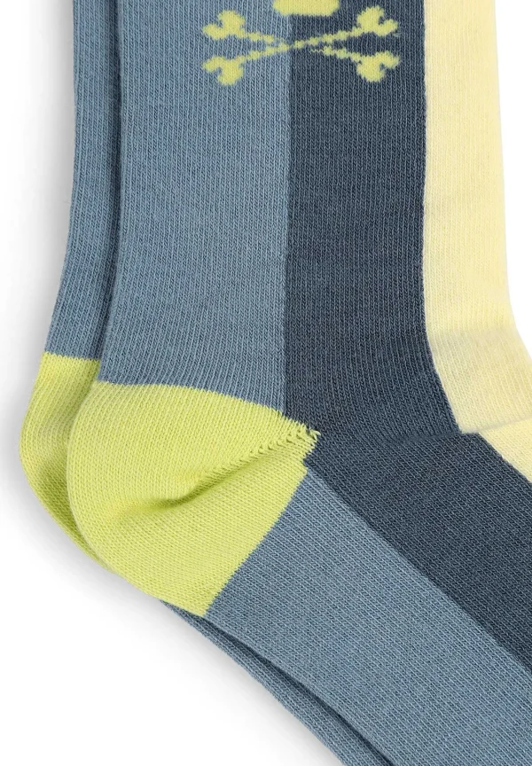 Best Sale Scalpers Calcetines Rayas Tricolor Calavera