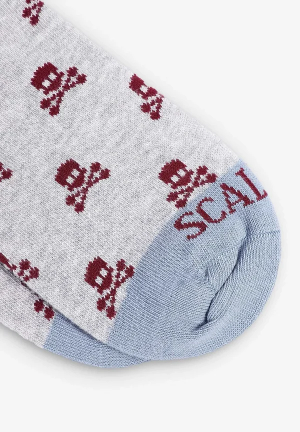 Store Scalpers Calcetines Tobilleros Calaveras All Over