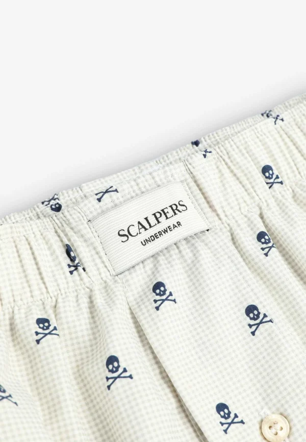 Best Sale Scalpers Calzoncillos Cuadros Calaveras
