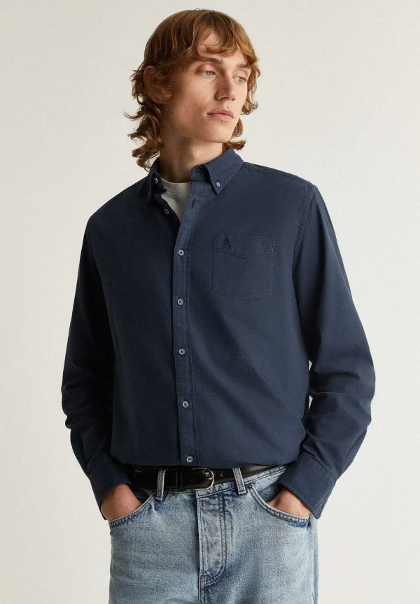 Clearance Scalpers Camisa Calavera Cuello Botones