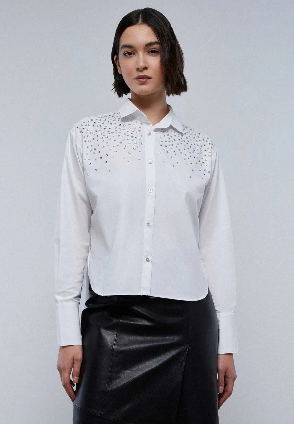 Best Scalpers Camisa Detalle Abalorios