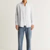 Fashion Scalpers Camisa Lino Rayas