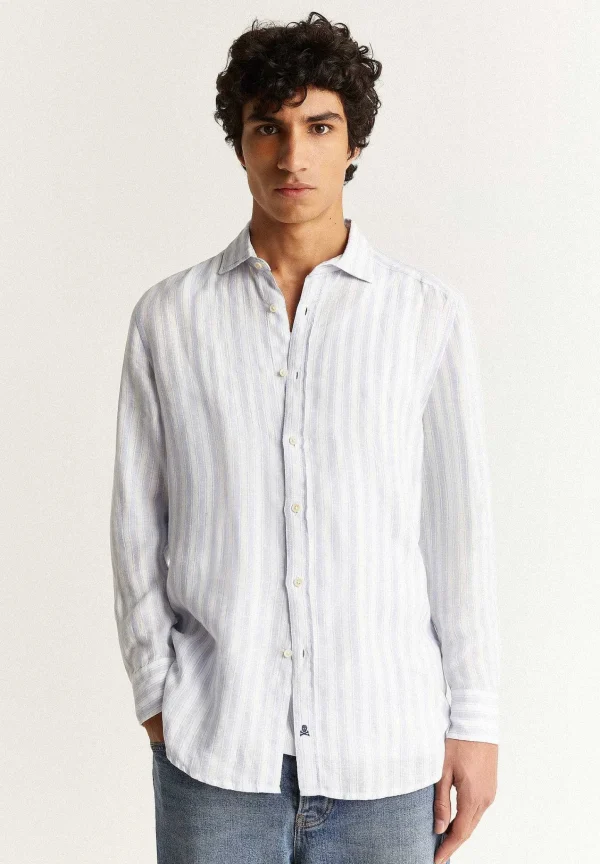 Fashion Scalpers Camisa Lino Rayas