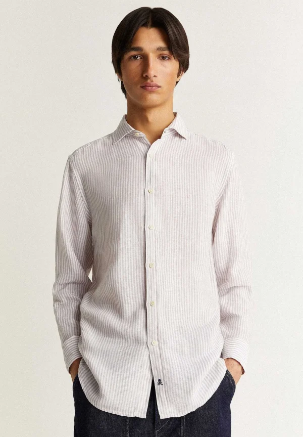 Sale Scalpers Camisa Lino Rayas