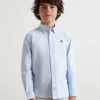 Fashion Scalpers Camisa Oxford Cuello Botones