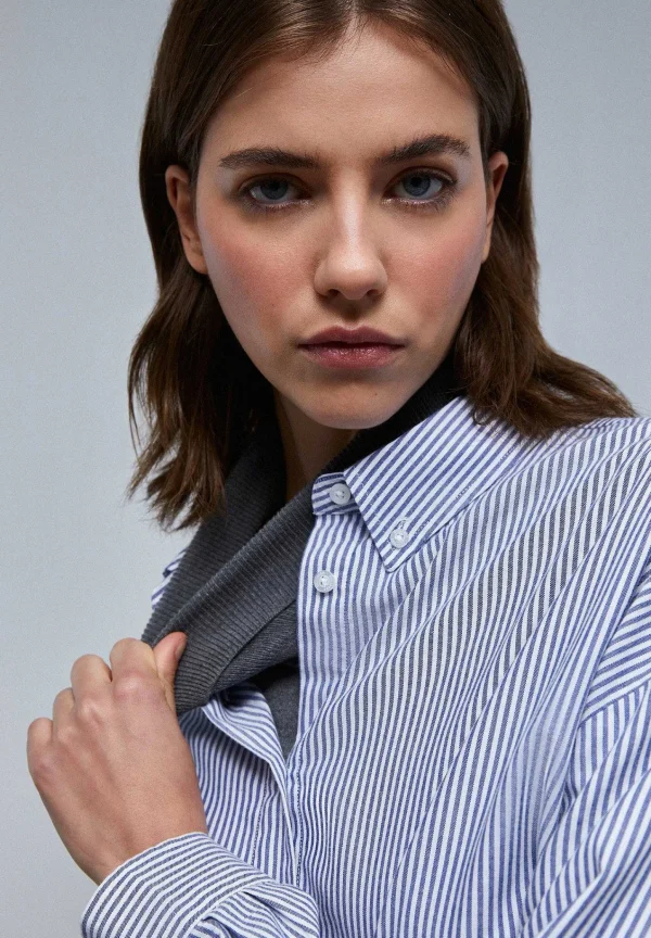 Clearance Scalpers Camisa Oxford Cuello Botones