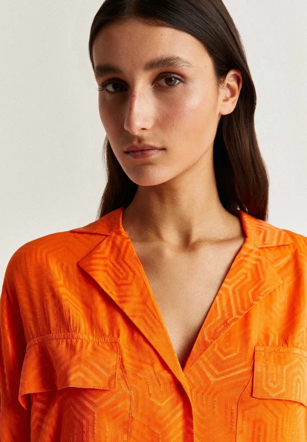 Cheap Scalpers Camisa Pijamera Detalles Geometricos