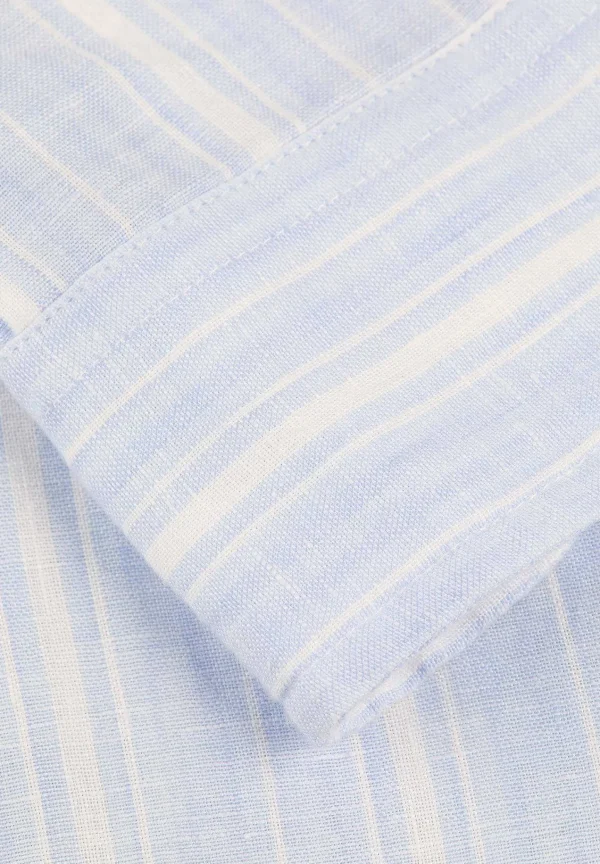 Cheap Scalpers Camisa Premium Lino Rayas Slim
