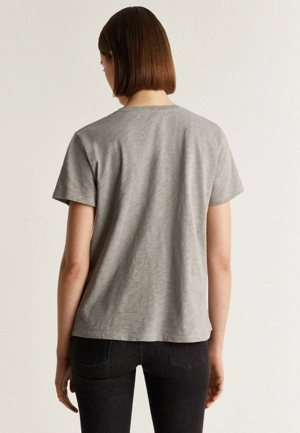 Hot Scalpers Camiseta Calavera Glitter