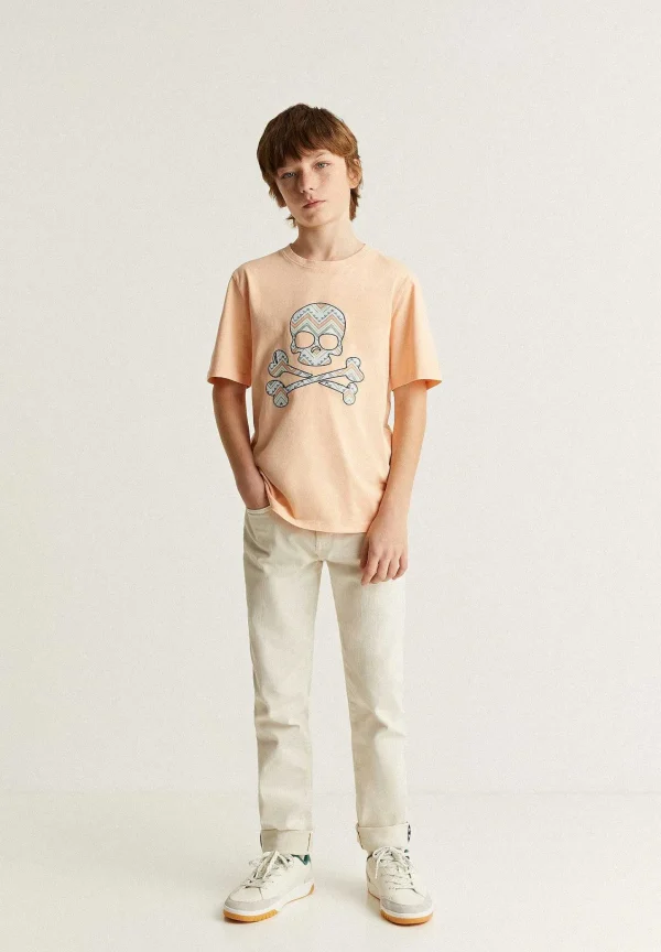 Flash Sale Scalpers Camiseta Calavera Print Zigzag