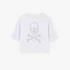 Discount Scalpers Camiseta Calavera Trasera Strass