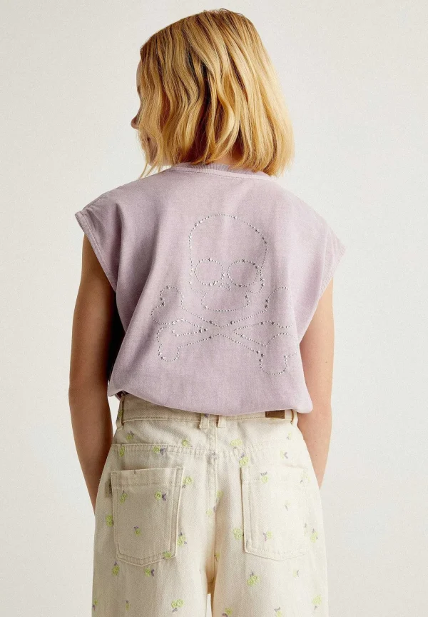 Best Sale Scalpers Camiseta Detalle Pliegues