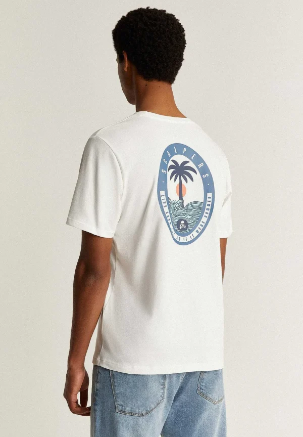 Clearance Scalpers Camiseta Detalle Print High Density