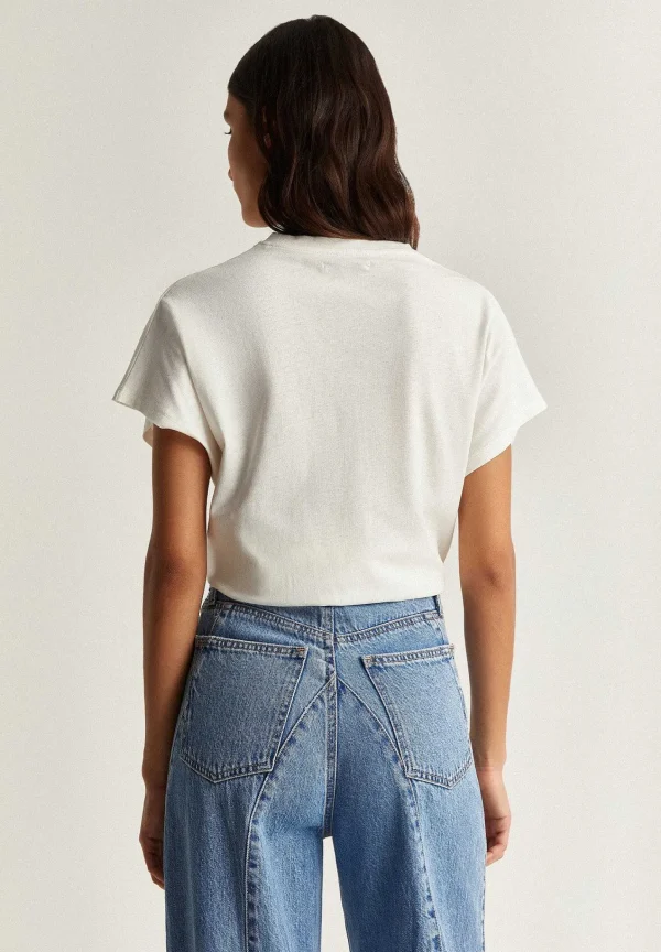 Online Scalpers Camiseta Print Detalle Strass
