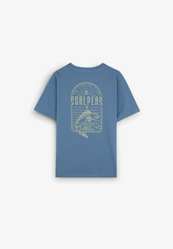 Flash Sale Scalpers Camiseta Print Trasero Contraste