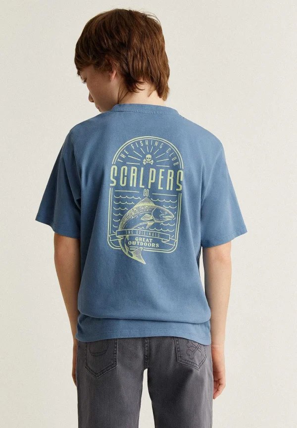 Flash Sale Scalpers Camiseta Print Trasero Contraste