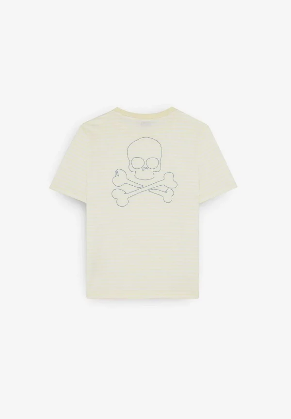 Discount Scalpers Camiseta Rayas Bolsillo