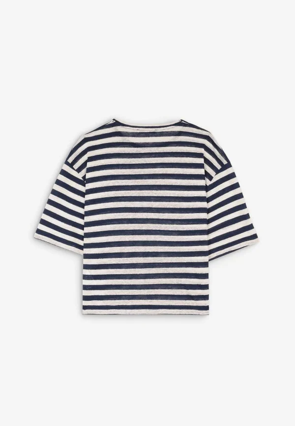 Best Sale Scalpers Camiseta Rayas Lino