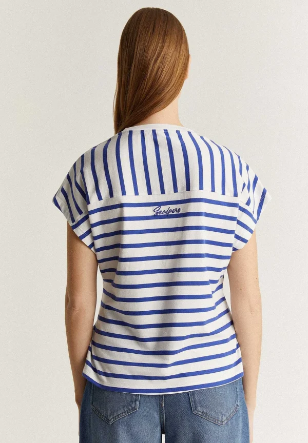 New Scalpers Camiseta Rayas Nudo