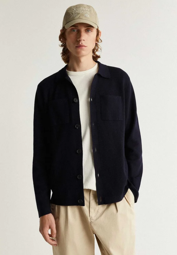 Clearance Scalpers Cardigan Bolsillos Pecho