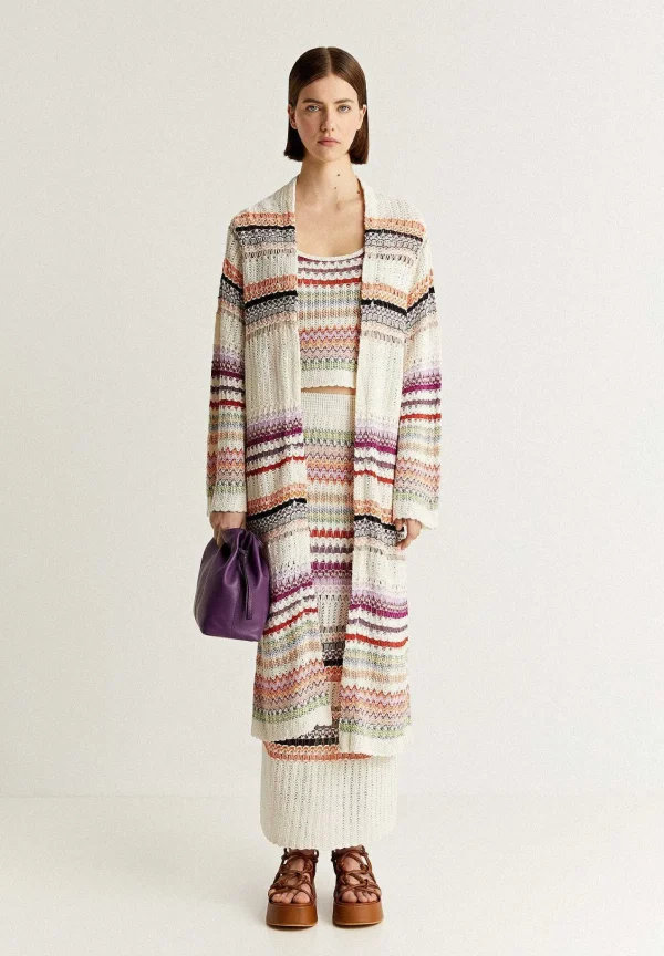 Best Scalpers Cardigan Crochet Multicolor