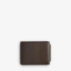 Online Scalpers Cartera Piel Calavera Grabada