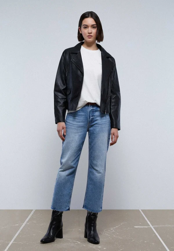 Online Scalpers Cazadora Biker Piel