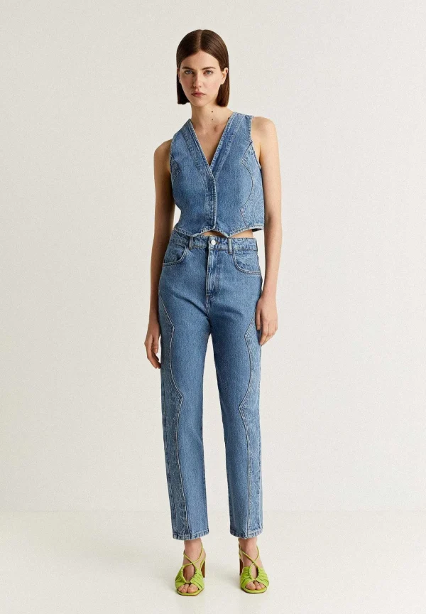 Fashion Scalpers Chaleco Denim Textura