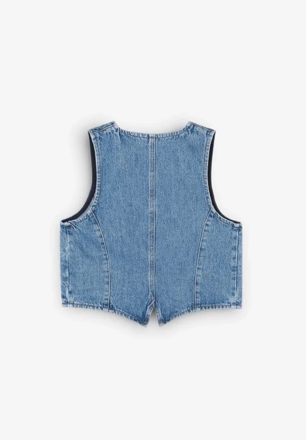 Fashion Scalpers Chaleco Denim Textura