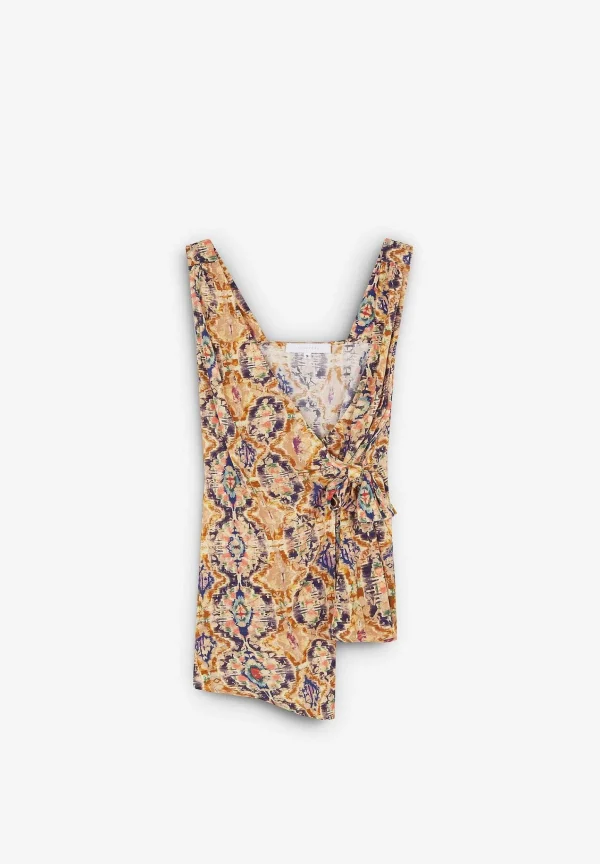 Store Scalpers Chaleco Print Nudo Lateral