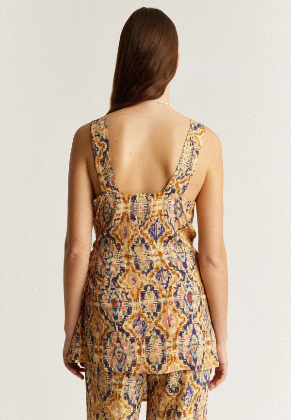 Store Scalpers Chaleco Print Nudo Lateral