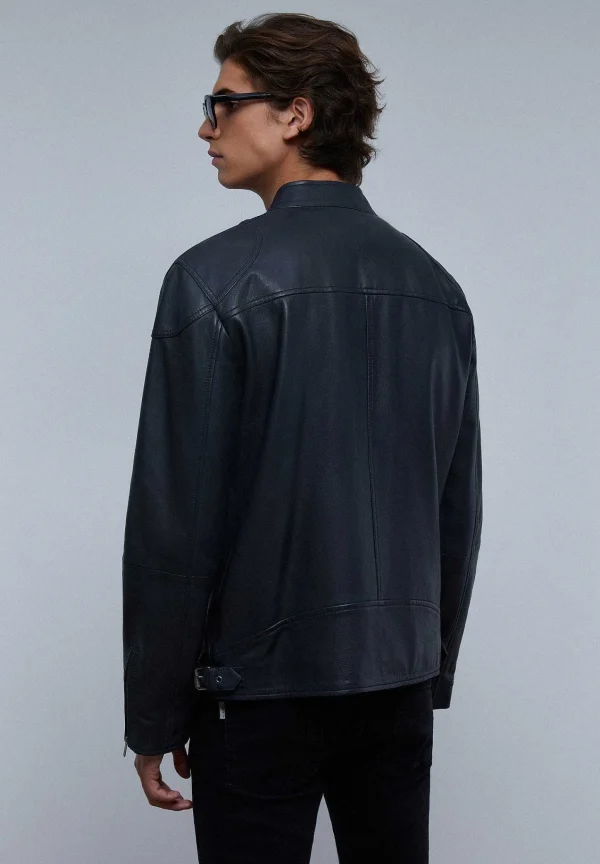 Cheap Scalpers Chaqueta Biker Piel